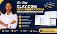 build clay com lead enrichment and prospecting workflows