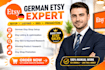 optimise your german esty shop SEO and product descriptions