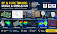 design rf pcb, electronic, amplifier, antenna, rfid nfc, radar, phased array cst