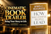 create a cinematic book trailer video