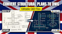 convert structural PDF plans and sketches to editable