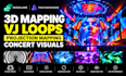 do resolume 3d mapping vj loops projection mapping concert visuals touchdesigner