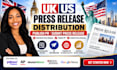 distribute UK US press release distribution publish  PR submit press release