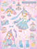 design custom kawaii anime sticker sheet and bundle