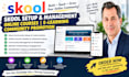 skool setup skool manager online course elearing skool community promotion