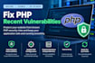 upgrade your PHP version and fix security vulnerabilities