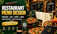 Design italian restaurant menu qr code menu food menu cafe menu bar ...