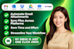 automate email attachments with gmail outlook dropbox google drive webmail make