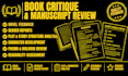 provide book critique, manuscript review, novel feedback and reader report