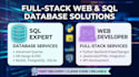 do advanced sql queries, and  web development