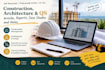 write construction, architecture, and qs articles, reports, case study, notes