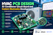 hvac design air conditioner circuit board and custom electronics development