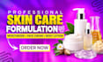 develop moisturizer formulation, face cream, body lotion, skin care formulation