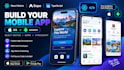 do native app development for ios and android with react native, expo app