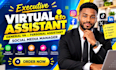 executive virtual assistant general VA personal assistant social media manager