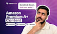 design amazon premium a plus content, ebc with carousel and comparison