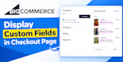 display custom fields in bigcommerce checkout order summary