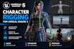 do character rigging and character setup in unreal engine