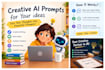 write creative ai prompts for stories and content
