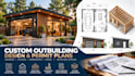 design custom backyard shed, detached garage, and adu plans