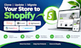 clone update migrate etsy ecwid lightspeed prestashop opencart to shopify store