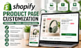 customize and redesign your shopify product page professionally