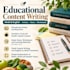 write educational content, articles and hindi, english content
