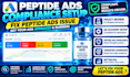 set up compliant peptide ads without disapproval fix peptide ads issue