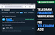 troubleshoot or set up telegram fragment verification and telegram ads issues