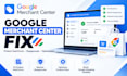 fix google merchant center product feed errors and disapprovals