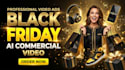 create a black friday ai video ads