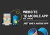 convert your website to ios and android app