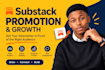 promote substack newsletter substack promotion, organic substack