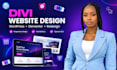 do divi theme installation and setup, redesign wordpress website with elementor