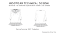 create kids wear technical drawings, spec sheets and cost sheets