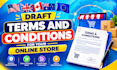 draft terms and conditions for your online store
