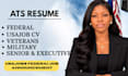 write a professional federal resume for usajobs applications