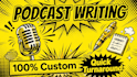 write SEO optimized podcast show notes with timestamps