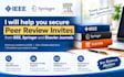 help you secure  peer review invite from ieee, springer, and elsevier journals