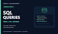 write fix and optimize oracle sql queries and pl sql procedures