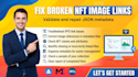 fix nft image links ipfs issues and json metadata errors