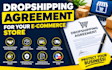 prepare a dropshipping agreement for your e commerce stor