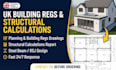 do UK building regulations drawings and structural calculations