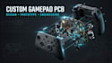 design custom ps5 controller pcb schematics, layouts and firmware