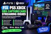 fix ps5 xbox obs capture card streaming issues