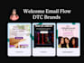 write welcome email flow copy for your ecommerce brand