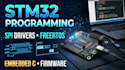 build stm32 firmware,microcontrollers with spi drivers and freertos applications