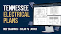 design tennessee electrical permit drawings mep plans and solar panel layout