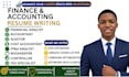 write a banking and finance resume