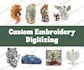 give custom embroidery digitizing service